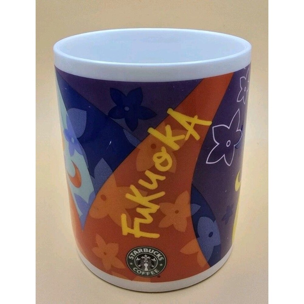 Vintage 2000 Starbucks Coffee Fukuoka City Ceramic Mug